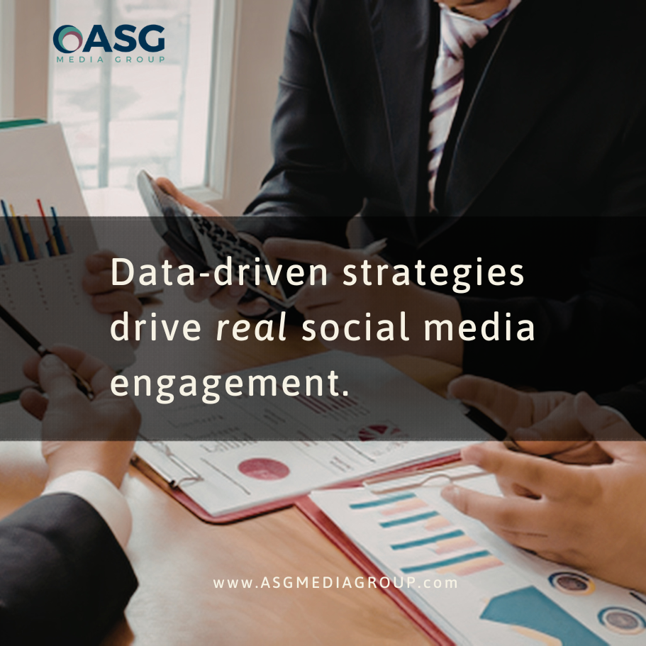 Data-driven strategies are the key to increasing social media engagement organically social media analytics dashboard showing engagement metrics on a laptop
